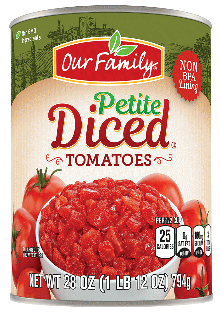 Our Family  petite diced tomatoes Full-Size Picture